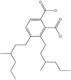 DI-3-METHYLHEXYLPHTHALATE Struktur