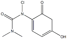 N3CHLORO4HYDROXYPHENYLNNDIMETHYLUREA Struktur