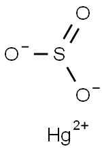 MERCURICSULFITE Struktur