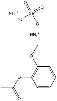 AMMONIUM3-ACETOXY-4-METHOXYBENZOLSELENATE Struktur