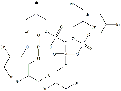 HEXAKIS(2,3-DIBROMOPROPYL)TETRAPHOSPHATE Struktur