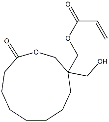 TRIMETHYLOLPROPANECAPROLACTONEACRYLATE Struktur