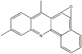 7,10-DIMETHYLBENZ[C]ACRIDINE-5,6-OXIDE Struktur