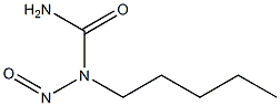 NITROSO-N-AMYLUREA Struktur