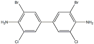 3,3'-DICHLORO-5,5'-DIBROMOBENZIDINE Struktur