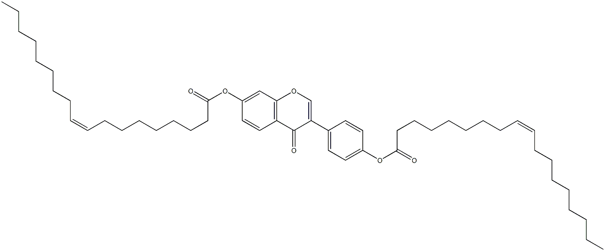 DAIDZEIN4',7-DIOLEATE Struktur
