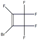 1-BROMOPENTAFLUOROCYCLOBUTENE Struktur