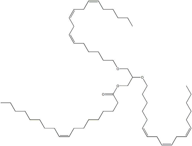 1,2-DI-GAMMA-LINOLENYL-3-MONO-OLEOYLGLYCEROL Struktur