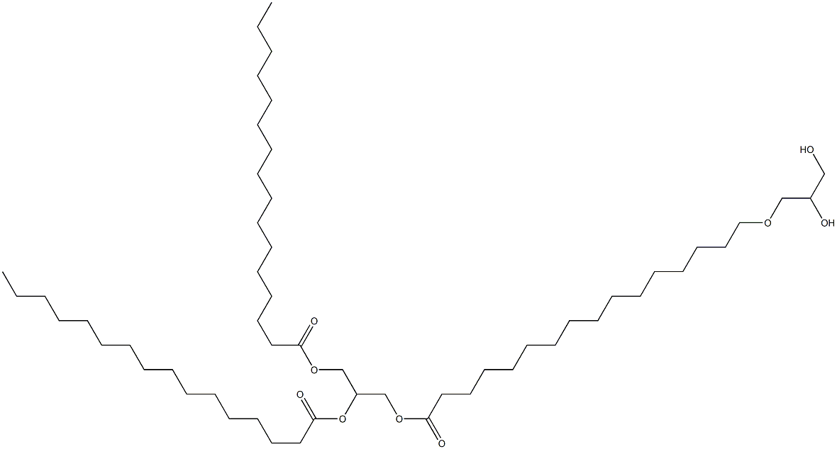 GLYCEROLTRIPALMITIN Struktur