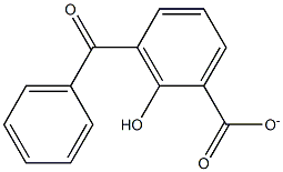 BENZOYLHYDROXYBENZOATE Struktur