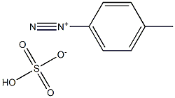 PARA-METHYLBENZENEDIAZONIUMBISULPHATE Struktur