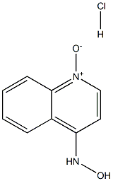 4-HYDROXYAMINOQUINOLINE-1-OXIDEHYDROCHLORIDE Struktur