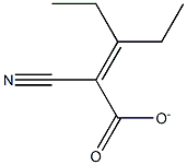 DIETHYL-2-CYANOACRYLATE Struktur