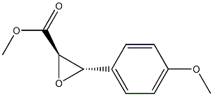 TRANS-METHYL-3-(4-METHOXYPHENYL)GLYCIDATE Struktur