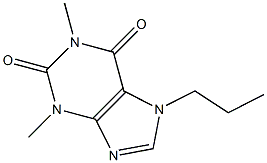 1,3-DIMETHYL-7-PROPYLXANTHINE Struktur