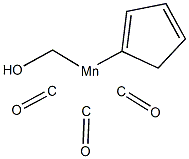 MANGANESE,TRICARBONYLHYDROXYMETHYLCYCLOPENTADIENYL Struktur