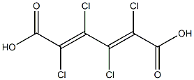 TETRACHLOROMUCONICACID Struktur