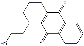 TETRAHYDROHYDROXY-ETHYLANTHRAQUINONE Struktur