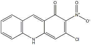 CHLORONITROACRIDONE Struktur