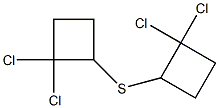 ETHYLENEBISCHLOROETHYLSULPHIDE Struktur