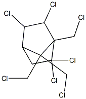 2,2,5-ENDO,6-EXO,8,9,10-HEPTACHLOROBORNANE Struktur