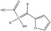 ALPHA-MERCAPTO-BETA-(2-FURYL)ACRYLICACIDDISULPHIDE Struktur