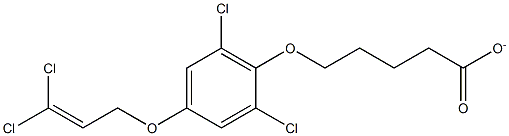 3-(2,6-DICHLORO-4-(3,3-DICHLOROALLYLOXY)PHENOXY)PROPYLACETATE Struktur