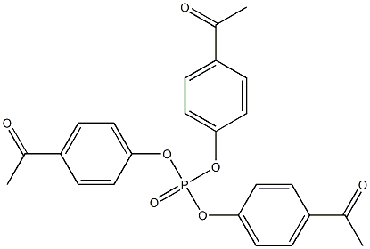 TRI-PARA-ACETOPHENYLPHOSPHATE Struktur