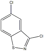 5-CHLORO-3-CHLOROBENZISOTHIAZOLE Struktur