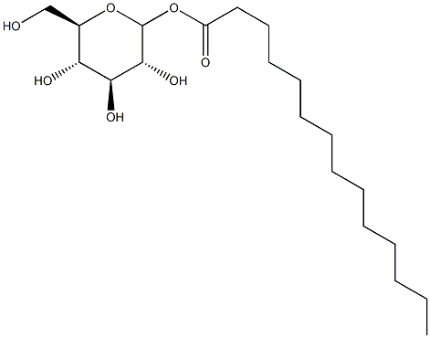 MYRISTOYLGLUCOPYRANOSE Struktur