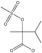 METHANESULPHONYLISOPROPYLLACTATE Struktur