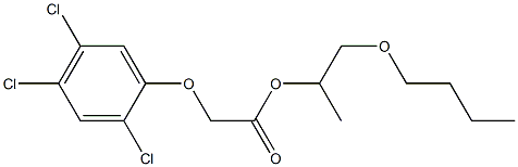 2,4,5-T,PROPYLENEGLYCOLBUTYLETHERESTER Struktur