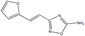 TRANS-5-AMINO-3-(2-(2-FURYL)-VINYL)-1,2,4-OXADIAZOLE Struktur