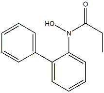 HYDROXYPROPIONYLAMINOBIPHENYL Struktur