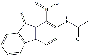 ACETAMIDONITROFLUORENONE Struktur