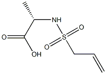 S-ALLYLSULFONYLALANINE Struktur