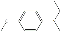 N-ETHYL-N-METHYL-4-ANISIDINE Struktur