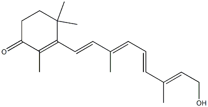 ALL-TRANS-4-OXO-RETINOL Struktur