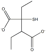 2-MERCAPTODIETHYLSUCCINATE Struktur