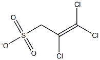 2,3,3-TRICHLOROPROP-2-ENESULPHONATE Struktur