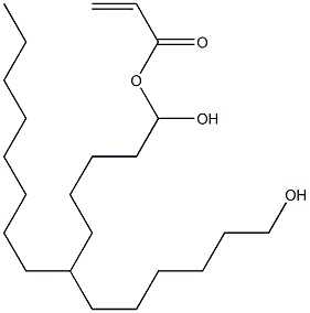 HEXANEDIOLCAPROLACTANEACRYLATE Struktur