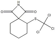 TRICHLOROMETHYLTHIOCYCLOHEXANEDICARBOXYIMIDE Struktur