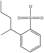 SEC-AMYLBENZENESULPHONATE Struktur