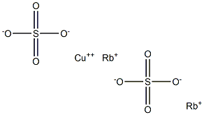 COPPERRUBIDIUMSULPHATE Struktur