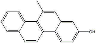 8-HYDROXY-5-METHYLCHRYSENE Struktur