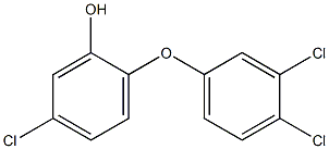 5-CHLORO-2-(3,4-DICHLOROPHENOXY)PHENOL Struktur