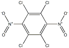 2,3,5,6-TETRACHLORO-1,4-DINITROBENZENE Struktur