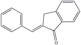 E-2-BENZYLIDENE-1-INDANONE Struktur