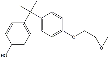 BISPHENOL-A-MONOGLYCIDYLETHER Struktur