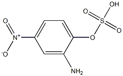 2-AMINO-4-NITROPHENOLSULPHATE Struktur